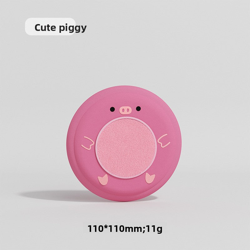 Soft Plush Pet Frisbee Toy for Outdoor Play and Training